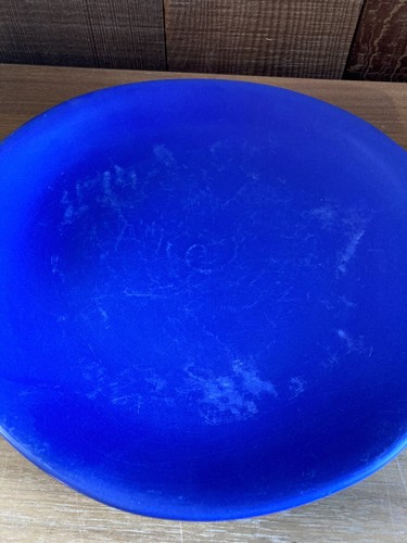 Luna Garcia Pottery 11.5 Inch Purple/Blue Ceramic Round Plate Platter Venice - Picture 2 of 4