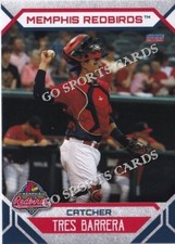 2023 Memphis Redbirds Tres Barrera RC Rookie St Louis Cardinals Minor League