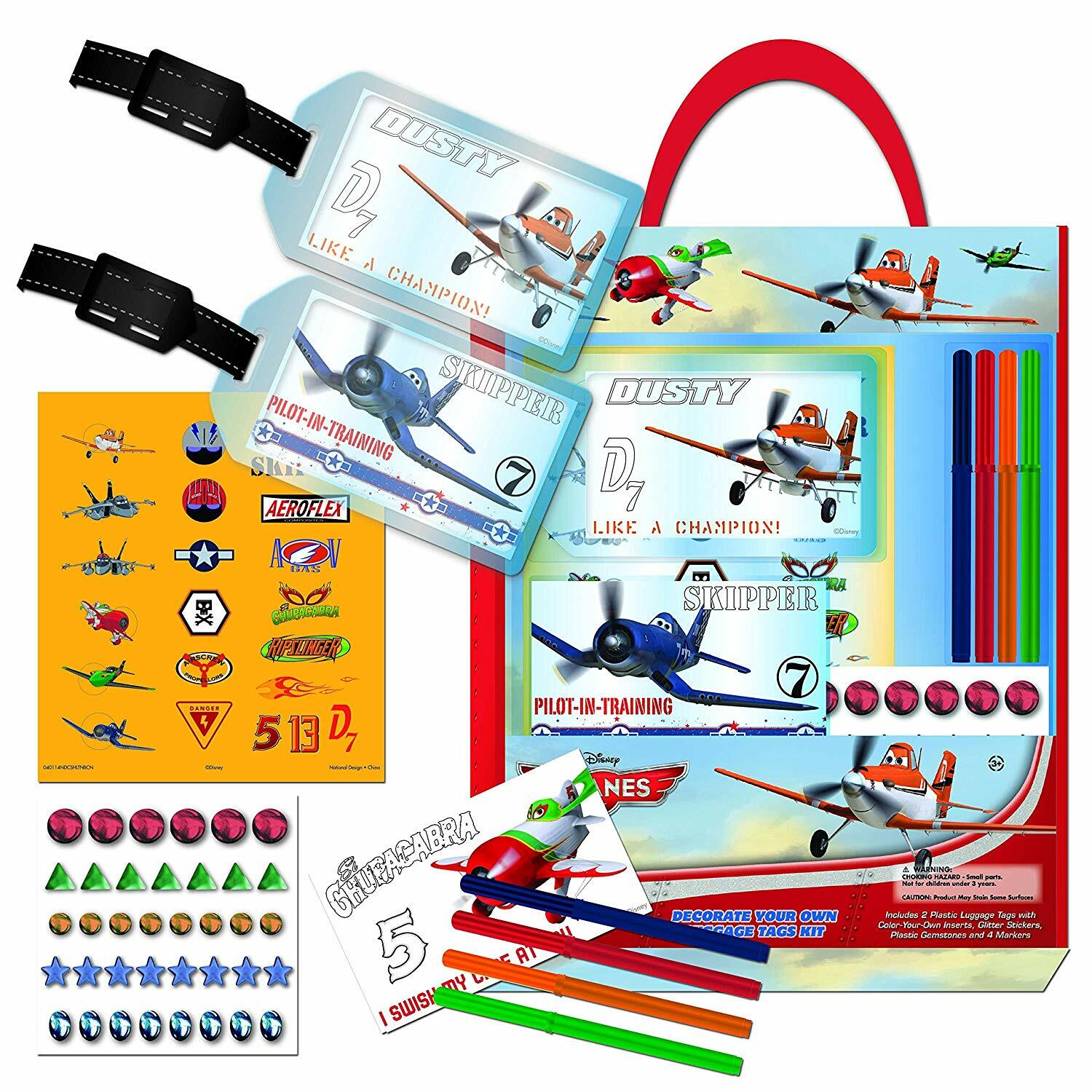 Backpack Tag Kids Craft Make Cars Color Kit