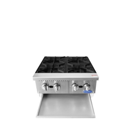 Atosa ACHP-4-NG 4 BURNER HOT PLATE NAT GAS WITH 5 YEARS PARTS & LABOR