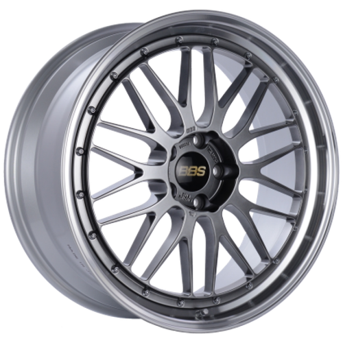 BBS LM 19x9.5 5x120 ET22 Diamond Blk Center/Diamond Cut Lip Wheel PFS/Clip Req'd - Picture 5 of 10