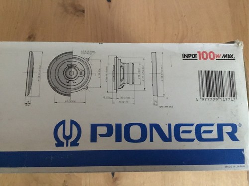 PIONEER TS-E1388 Coppia Altoparlanti 3 Vie Auto epoca 13 cm 100 W Varie Marche - Foto 7 di 7