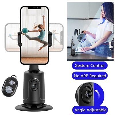 Auto Face Tracking Tripod 360° Rotation Camera Mount Smart Shooting Holder USB