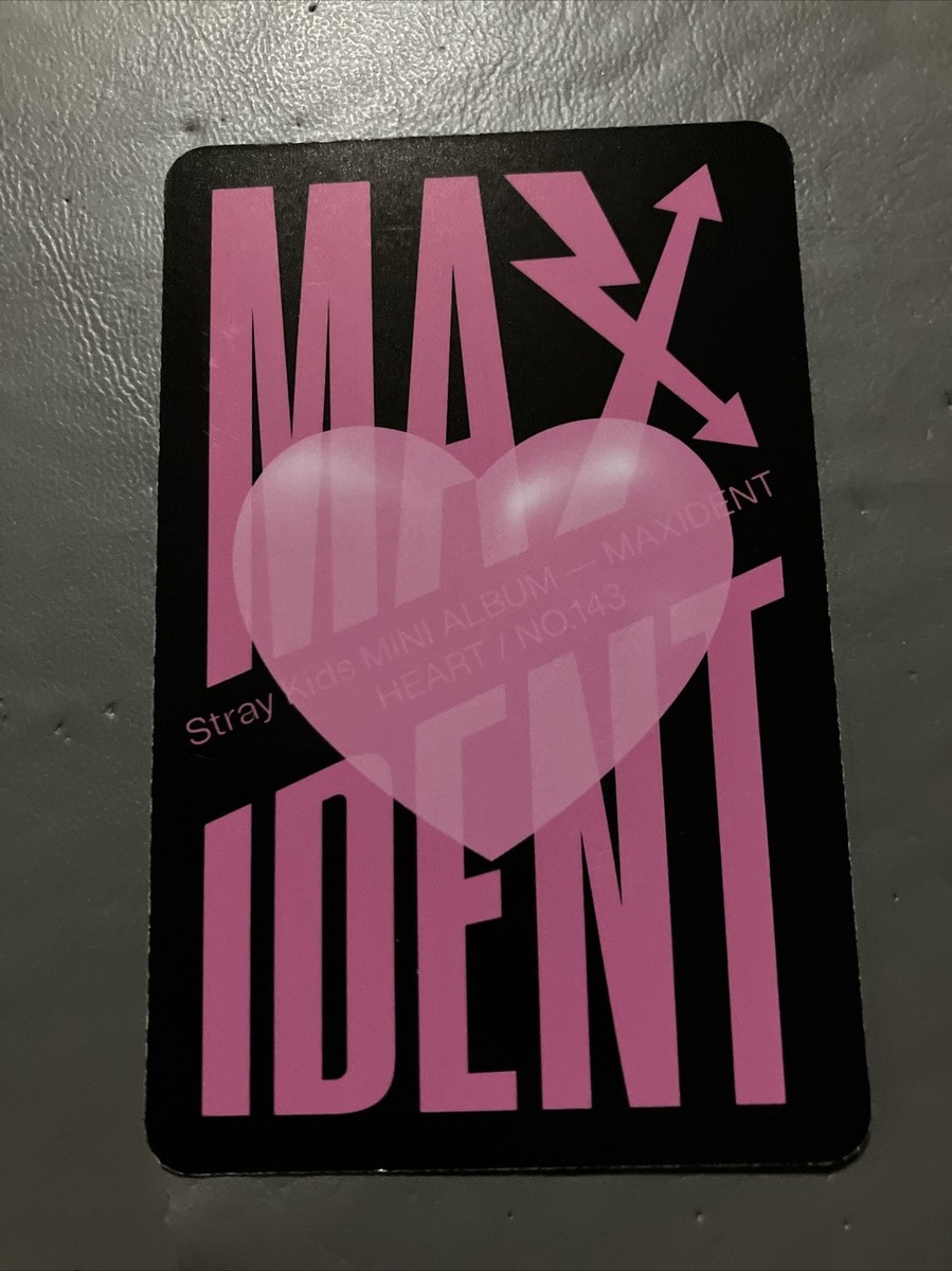 STRAY KIDS Maxident Heart Han Jisung PHOTOCARD | eBay