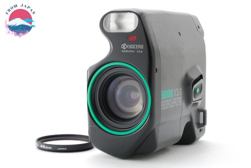 [ Optical MINT ] Kyocera Samurai X3.0 green 35mm Film Half Frame Camera ...