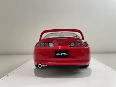 LCD トヨタ　スープラ　1/18　ミニカー　レッド 1-18 Toyota Supra A80-Red-力成达