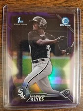 FRANKLIN REYES 2016 BOWMAN Chrome 1ST BOWMAN CARD PURPLE NO. BCP208  80 OF 250