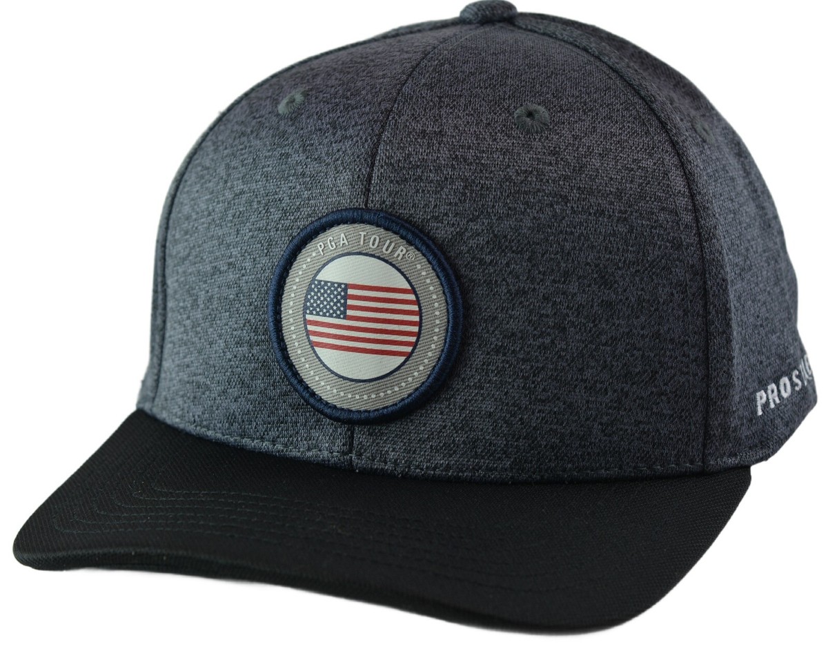 PGA Tour Pro Series Circle Logo Lightweight Gray & Black