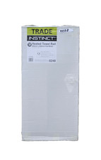 Trade Instinct Heated Straight Tube Towel Rail 400x8000x19mm Flat White RRP £299