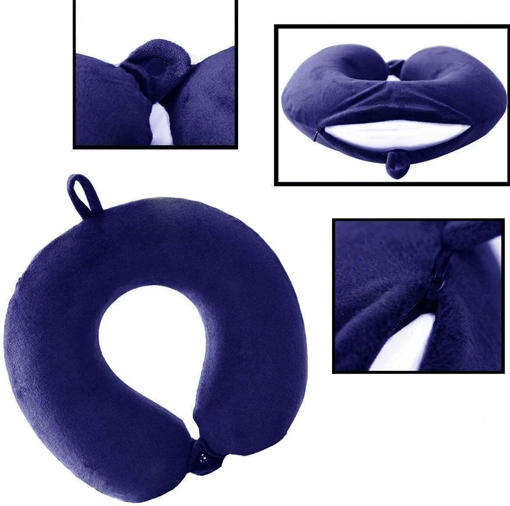 Travel Pillow - Memory Foam Neck Pillow Support Pillow,Luxury Compact & Lightwei