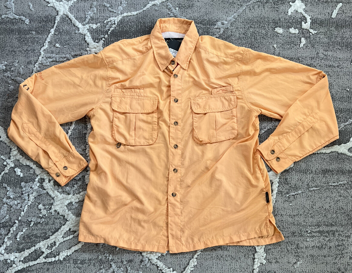 Sportsman’s Warehouse Orange vented long sleeve shirt… Gem