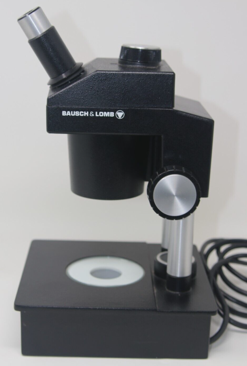 Vintage Bausch & Lomb Binocular Microscope Illuminator Model ASZ37L3
