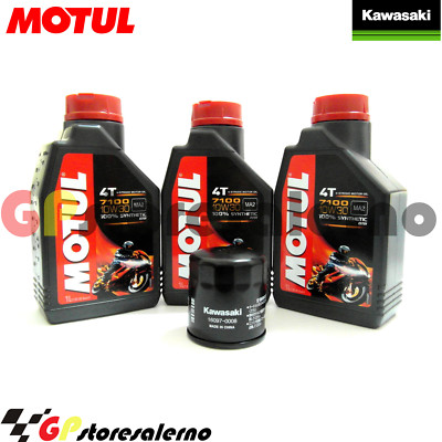 INSPEKTION ÖLFILTER ORIGINAL MOTUL 7100 10W30 KAWASAKI 500 EX 2000