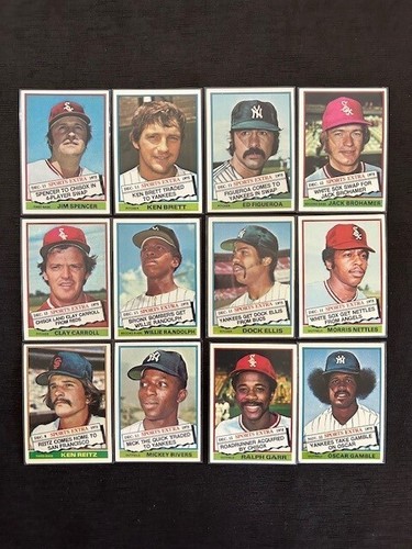 1976 Topps Traded Baseball 44 Card Complete Set EXMT-NM Randolph RC Jenkins