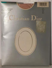 Christian Dior L'Allure Pink Mist Control Top Sheer Pantyhose #4423  Size 2 NEW
