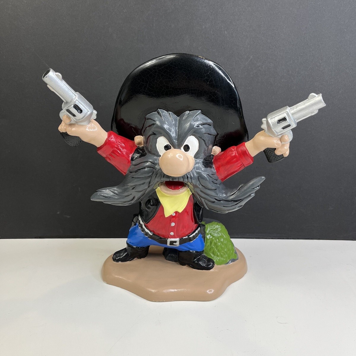 1975年製　ルーニーチューンズ　ヨセミテ・サム　ヴィンテージ　フィギュア　陶器 VTG Ceramic Yosemite Sam 10.5” Statue Looney Tunes Warner