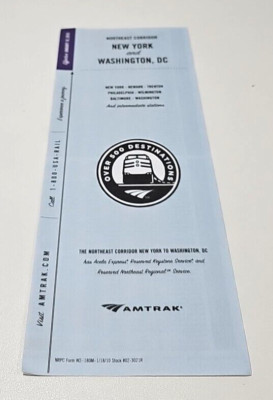 NOVEMBER 2010 AMTRAK NORDOSTKORRIDOR ÖFFENTLICHER FAHRPLAN Personenbahn