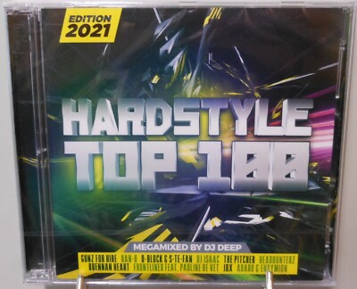 Hardstyle TOP 100 Edition 2021 Megamix 2 CD DJ Deep Trance Hardcore Techno T1452