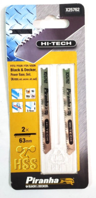 Piranha X25762 HI-TECH Stichsägeblätter für Metall von 2,5 bis 6 mm