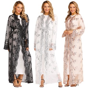 robe kimono sequin