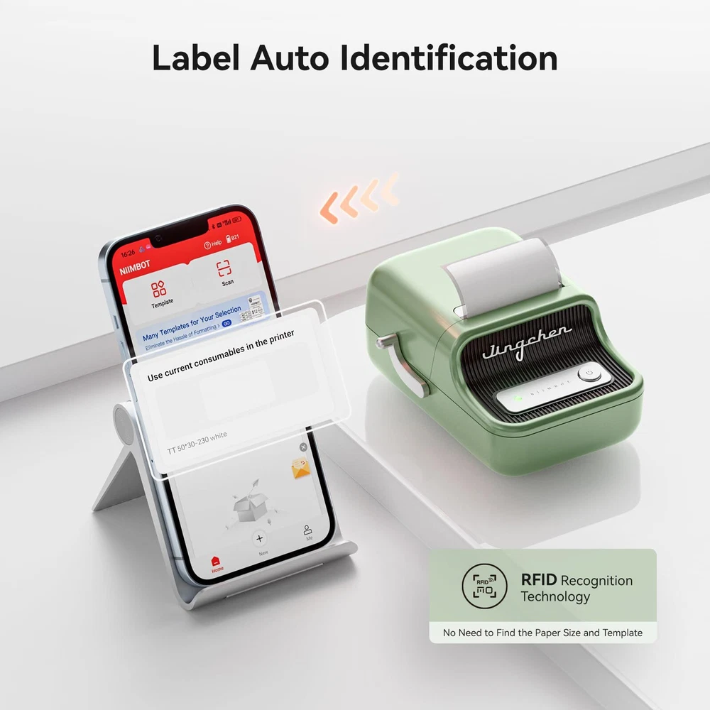 B21 2 Inch Portable Thermal Label Printer for Shipping Packaging