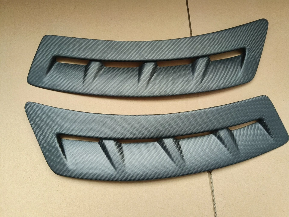 MATTE DRY CARBON FIBER SIDE FENDER AIR INTAKE COVER For INFINITI FX35 FX50 QX70 - Изображение 4 из 4