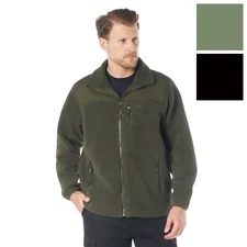 Rothco Trailsman Sherpa Fleece Jacket Outdoor Hiking Full Zip Sweatshirt