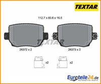 Bremsbelagsatz, Scheibenbremse Q+ Textar 2637201 FüR Tesla