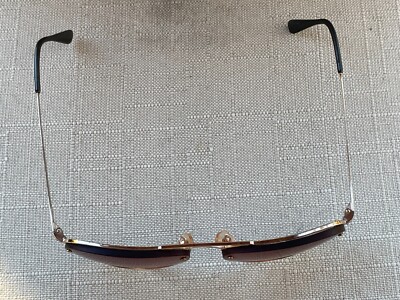 Ottet Frame France Gold Tone Half Rim Men Eyeglasses Glasses  display picture 1