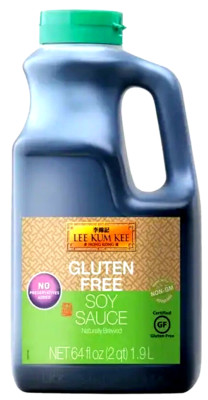 Lee Kum Kee Gluten Free Soy Sauce 64 oz ( Pack of 3 )~ 04/01/2026