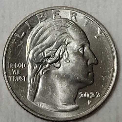 US 2022 D Error quarter "Voto Para La Mujer" Quarater. Uncertified