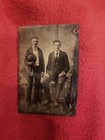 antique tin type photo of two gentlemen  — photo 2