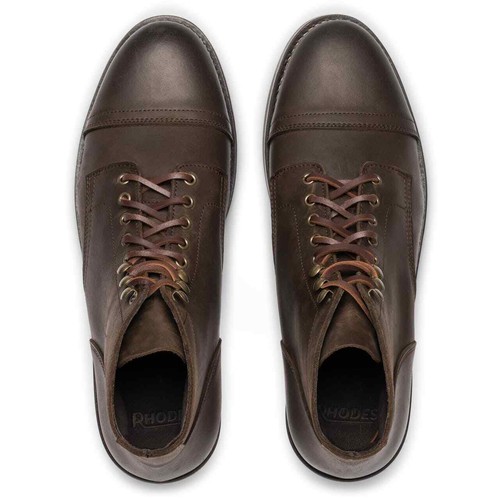 Men's Huckberry Rhodes Dean Boot, Work Boot - Brown/Rust/Dark Nubuck/Tan (shoe) - Picture 15 of 21