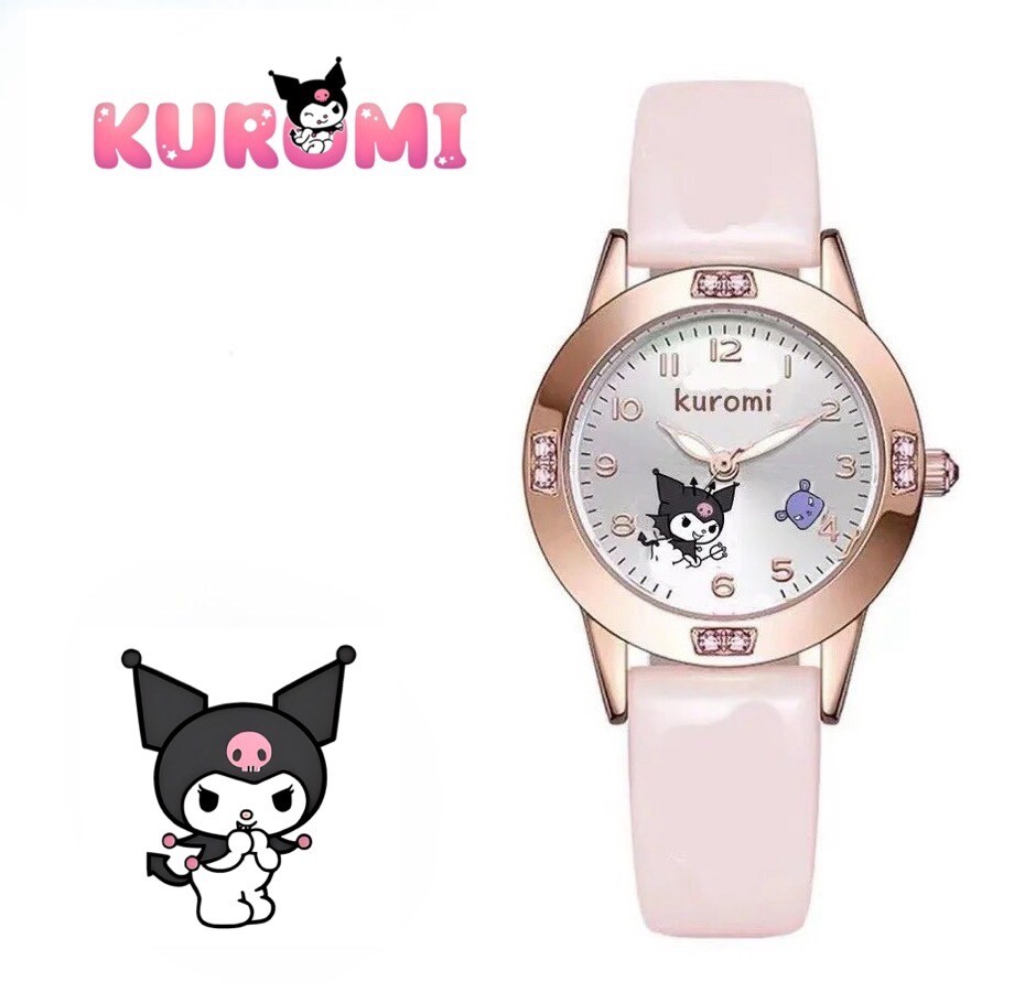 Kuromi Kids/Women's Analog Watch-Pink Band | eBay