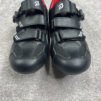 Chaussures Cyclisme Peloton Taille 40 - Noir/rouge, Femme 9 / Homme 7, Avec Cales