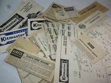 VINTAGE AIRFIX & KITMASTER INSTRUCTION SHEETS Model Railway 1960s/70s Selection