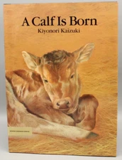 Vintage 1988 A Calf Is Born by Kiyonori Kaizuki Realistic Farm Picture Book