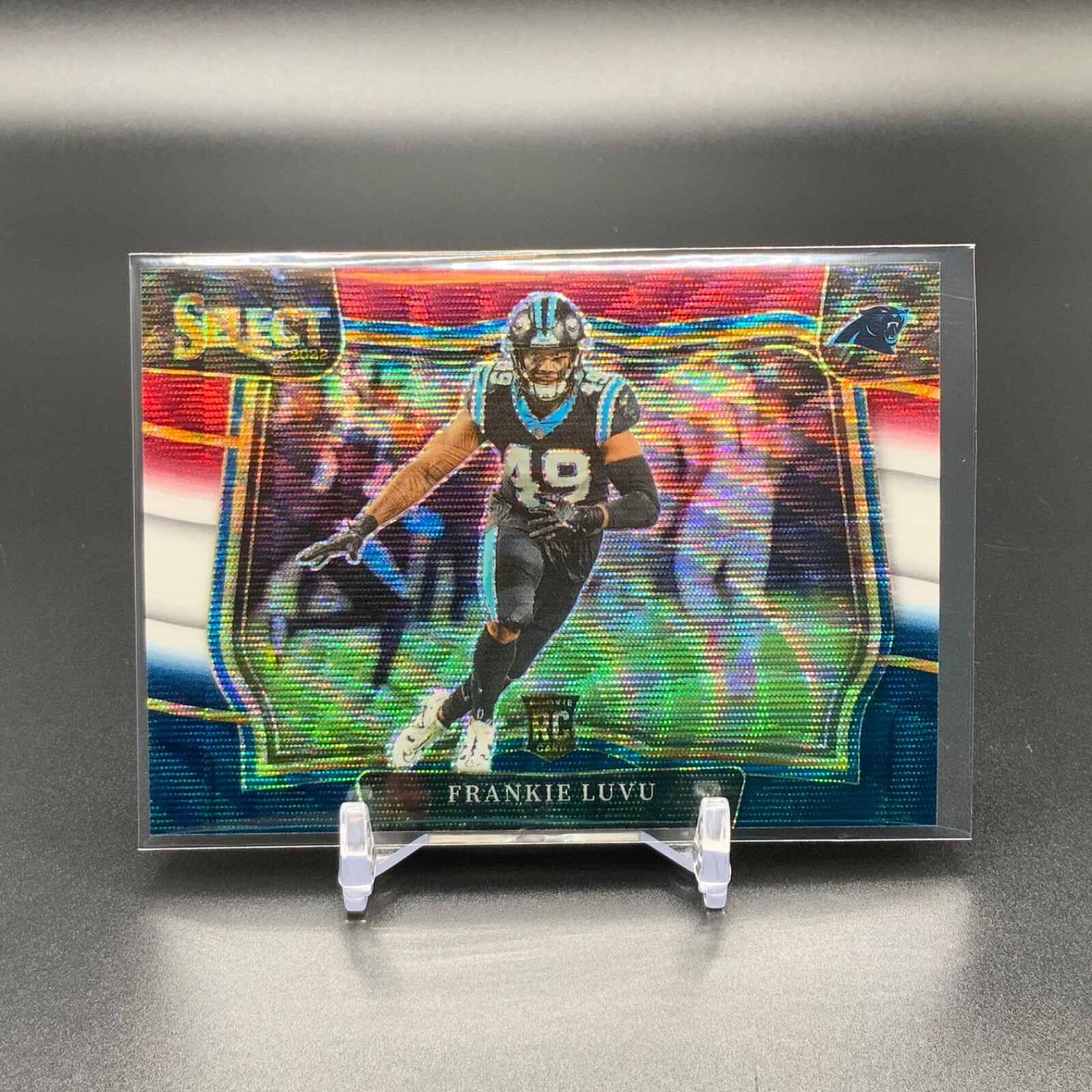2022 Panini Select Field Level #472 Frankie Luvu Tri Color /75 GRC579