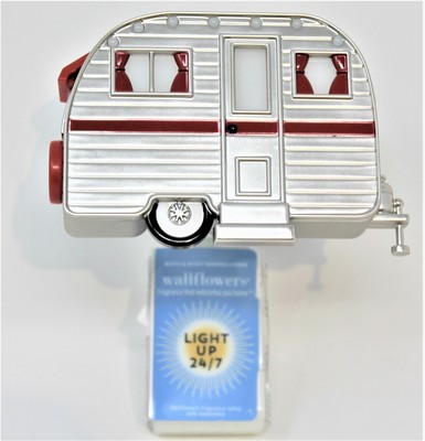 Collectibles Lamps Lighting Silver Camper Night Light