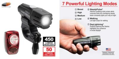 Bike Lights Cygolite Zot 250 Lumen Headlight TL 50 Lumen