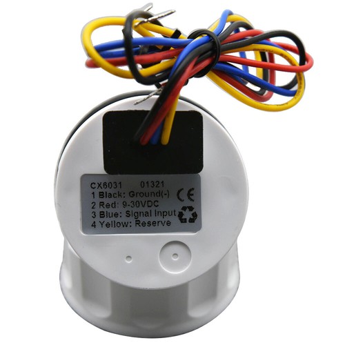 52mm Digital Fuel Gauge Fuel Tank Level Indicator Gauge 0-190ohm Marine Car Boat - Picture 3 of 6