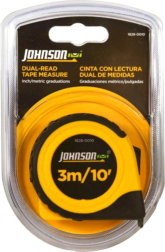 Johnson Level & Tool 1828-0010 Metric/Inch Power Tape, 3 m, Yellow,black - Image 2 of 4