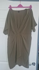 Khaki Green Dress 0xl (Id Say a 14-16