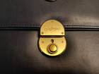 UNISEX HIGH QUALITY BLUE LEATHER JAFFERJEES BOWERY DOCUMENT BRIEFCASE W/ DUSTBAG — photo 7