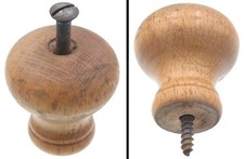 Orig. Beech Front Knob & Screw for Union No. 31 Transitional Plane -mjdtoolparts