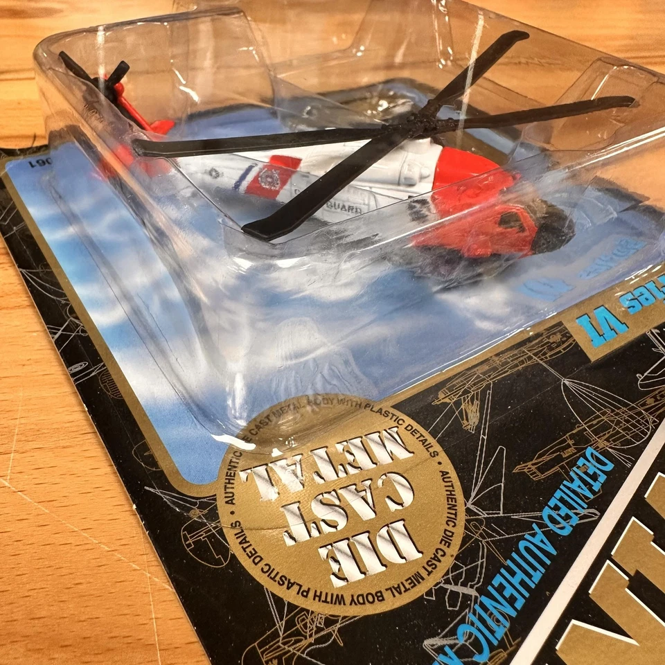 Винтажный запечатанный литой вертолет береговой охраны США Maisto Tailwinds HH-60 Jayhawk - Изображение 4 из 4