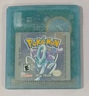 Pokemon Crystal Version Game Boy Color, 2001 Authentic Tested Works Saves