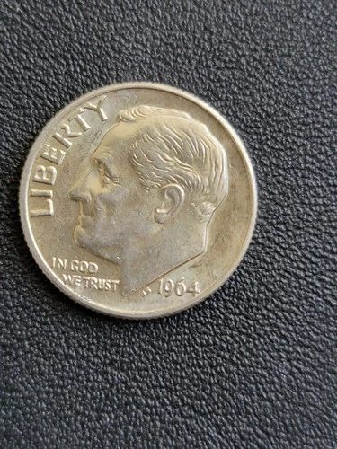 1964 Roosevelt Dime 90% Silver
