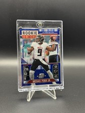 2024 Panini Contenders Optic Michael Penix Jr. ROOKIE TICKET BLUE /99 (RC) #89