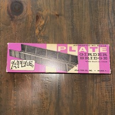 Vtg Atlas HO Scale PLATE Girder Bridge W/ Built In Track In Box USA Made No. 85